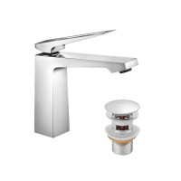 Змішувач для раковини Kroner KRP Ersel - C0110BV з донним клапаном Змішувач для раковини Kroner KRP Ersel - C0110BV з донним клапаном