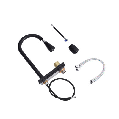 Кухонна мийка Kroner KRP Schwarze - SET7546HM PVD (3.0/0.7 мм) Кухонна мийка Kroner KRP Schwarze - SET7546HM PVD (3.0/0.7 мм)