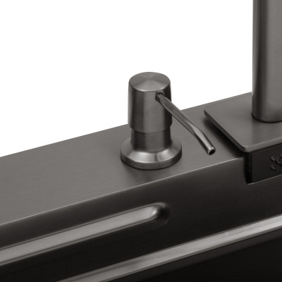 Кухонна мийка Kroner KRP Schwarze - SET7545HM PVD (3.0/0.8 мм) Кухонна мийка Kroner KRP Schwarze - SET7545HM PVD (3.0/0.8 мм)