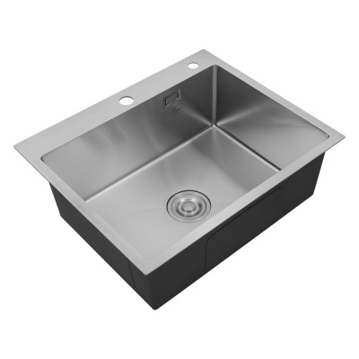 Кухонна мийка Kroner KRP Gebürstet - 6050HM (3.0/1.0 мм) Кухонна мийка Kroner KRP Gebürstet - 6050HM (3.0/1.0 мм)