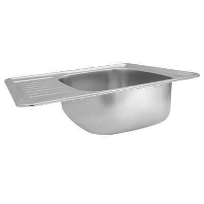 Кухонна мийка Kroner KRP Satin - 5848 (0.8 мм) Кухонна мийка Kroner KRP Satin - 5848 (0.8 мм)