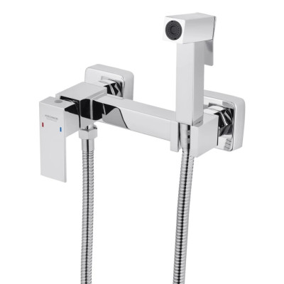 Набір для гігієнічного душу зі змішувачем Kroner KRP Edelstahl Kubus - CHR052 Набір для гігієнічного душу зі змішувачем Kroner KRP Edelstahl Kubus - CHR052