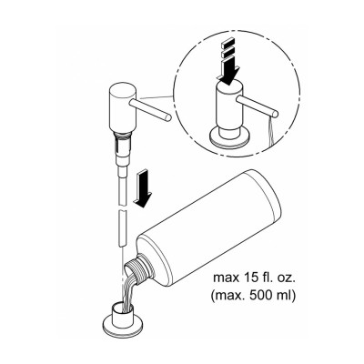 Дозатор для миючого засобу Grohe Contemporary 40535000
