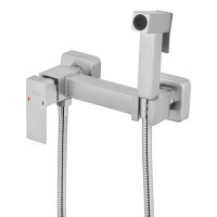 Набір для гігієнічного душу зі змішувачем Kroner KRP Edelstahl Kubus - ESG052