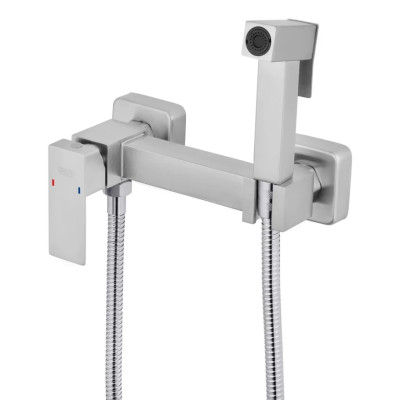 Набір для гігієнічного душу зі змішувачем Kroner KRP Edelstahl Kubus - ESG052