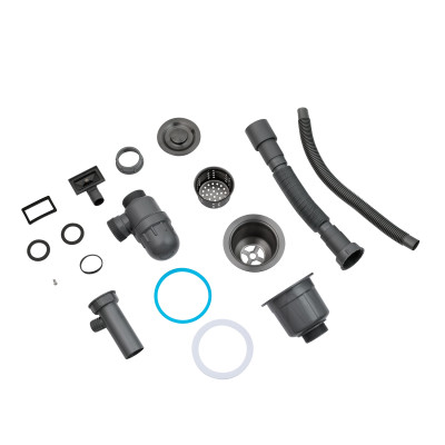 Кухонна мийка Kroner KRP Schwarze - 5843HM PVD (3.0/1.0 мм) Кухонна мийка Kroner KRP Schwarze - 5843HM PVD (3.0/1.0 мм)