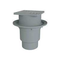 Трап ANIplast з вертикальним випуском 110 мм, з нержавіючою решіткою 15х15 см TA1712EU Трап ANIplast з вертикальним випуском 110 мм, з нержавіючою решіткою 15х15 см TA1712EU