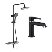 Набор 2 в 1 душова система Kroner Armada-SCH065 + змішувач Essen-SCH010 Набор 2 в 1 душова система Kroner Armada-SCH065 + змішувач Essen-SCH010