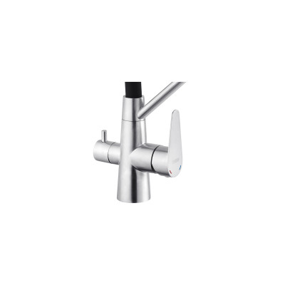 Змішувач для кухні з підключенням до фільтра Kroner KRP Edelstahl Klassisch - ESG03817BLK Змішувач для кухні з підключенням до фільтра Kroner KRP Edelstahl Klassisch - ESG03817BLK