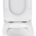 Унітаз підвісний безобідковий Kroner Harz WHI493736 RIMLESS з сидінням Slim Duroplast / Soft-close / Quick relase (KH493736WHIR)