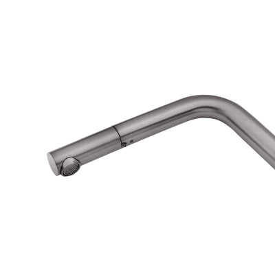 Змішувач для кухні з висувним виливом Kroner KRP Edelstahl Klassisch - PVD03917