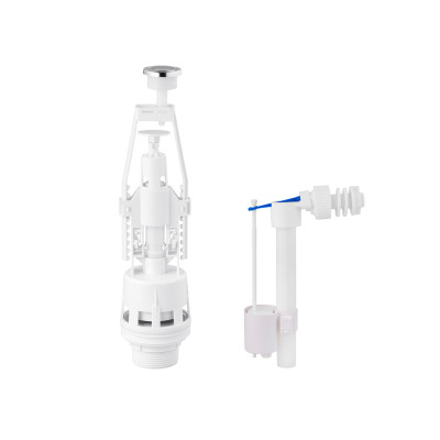 Комплект для бачка унітаза Agua KIT42 з боковим підведенням 1/2 Комплект для бачка унітаза Agua KIT42 з боковим підведенням 1/2