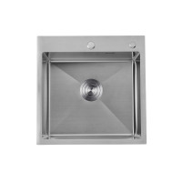 Кухонна мийка Kroner KRP Gebürstet - 5050HM (3.0/1.0 мм) Кухонна мийка Kroner KRP Gebürstet - 5050HM (3.0/1.0 мм)