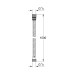 Шланг для душу Grohe VitalioFlex Long-Life TwistStop 1500 мм 22101000