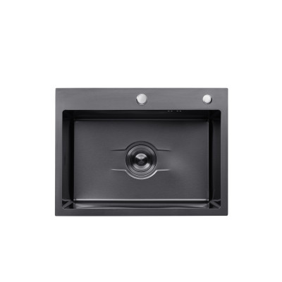 Кухонна мийка Kroner KRP Derby - 6050HM PVD (2,5/0,5 мм) Кухонна мийка Kroner KRP Derby - 6050HM PVD (2,5/0,5 мм)