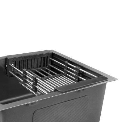 Кухонна мийка Kroner KRP Schwarze - 4843HM PVD (3.0/1.0 мм) Кухонна мийка Kroner KRP Schwarze - 4843HM PVD (3.0/1.0 мм)