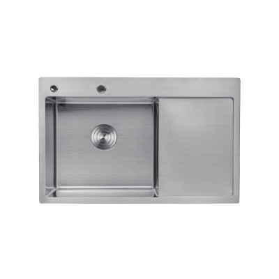 Кухонна мийка Kroner KRP Gebürstet - 7849LHM (3.0/1.0 мм) Кухонна мийка Kroner KRP Gebürstet - 7849LHM (3.0/1.0 мм)
