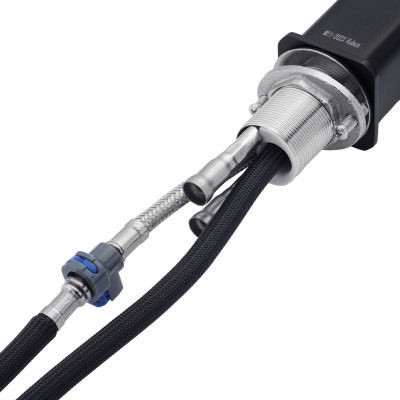 Змішувач для кухні з висувним виливом Kroner KRP Edelstahl Klassisch - SCH03918