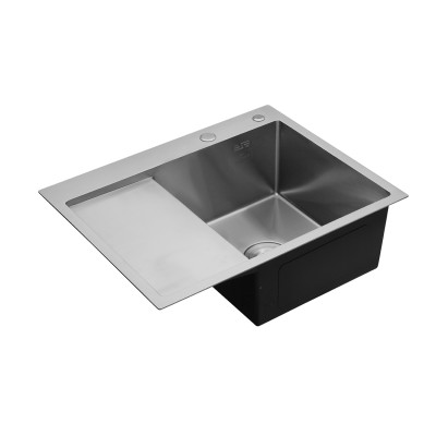 Кухонна мийка Kroner KRP Gebürstet - 6350RHM (3.0/1.0 мм) Кухонна мийка Kroner KRP Gebürstet - 6350RHM (3.0/1.0 мм)