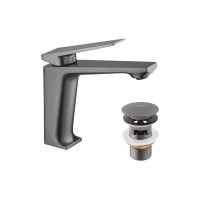 Змішувач для раковини Kroner KRP Ersel - GRP0111BV з донним клапаном