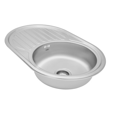 Кухонна мийка Kroner KRP Satin - 7750 (0.6 мм) Кухонна мийка Kroner KRP Satin - 7750 (0.6 мм)