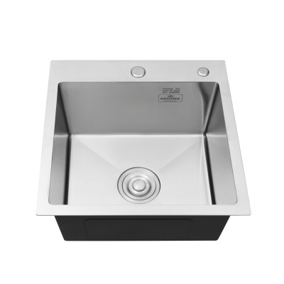 Кухонна мийка Kroner KRP Gebürstet - 4545HM (3.0/1.0 мм) Кухонна мийка Kroner KRP Gebürstet - 4545HM (3.0/1.0 мм)