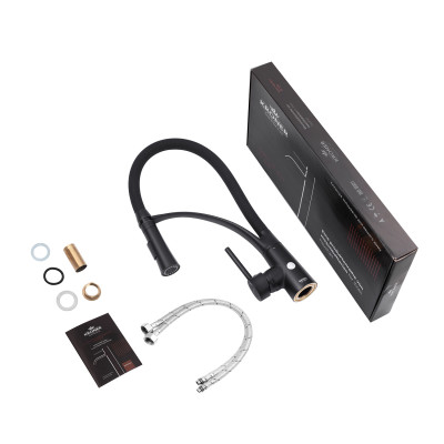 Змішувач для кухні Kroner KRP Ersel - SCH03393BLK Змішувач для кухні Kroner KRP Ersel - SCH03393BLK