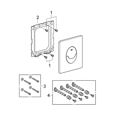 Панель змиву для унітаза Grohe Skate Air 38505P00