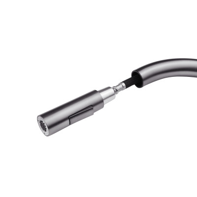 Змішувач для кухні з висувним виливом Kroner KRP Edelstahl Klassisch - PVD03916 сенсорний