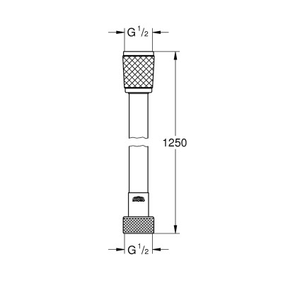 Шланг для душу Grohe VitalioFlex Trend 1250 мм 22114000