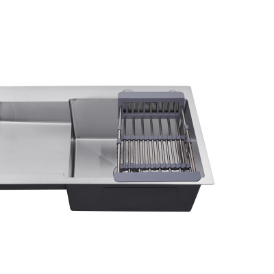 Кухонна мийка Kroner KRP Gebürstet - 7848RHM (3.0/1.0 мм) Кухонна мийка Kroner KRP Gebürstet - 7848RHM (3.0/1.0 мм)