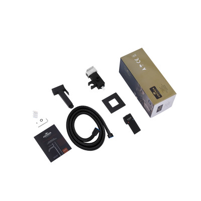 Набір для гігієнічного душу прихованого монтажу зі змішувачем Kroner KRP Edelstahl Kubus - SCH053 Набір для гігієнічного душу прихованого монтажу зі змішувачем Kroner KRP Edelstahl Kubus - SCH053