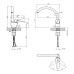 Змішувач для кухні Kroner KRM Odra - C036