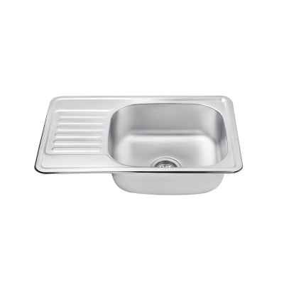 Кухонна мийка Kroner KRP Satin - 6642 (0.8 мм) Кухонна мийка Kroner KRP Satin - 6642 (0.8 мм)