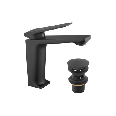 Змішувач для раковини Kroner KRP Ersel - SCH0111BV з донним клапаном