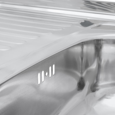 Кухонна мийка накладна Kroner KRP Polierte - 6080R (0.6 мм) Кухонна мийка накладна Kroner KRP Polierte - 6080R (0.6 мм)