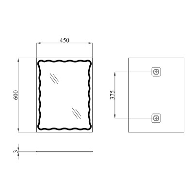 Дзеркало Kroner KRM Belantis - ACS712