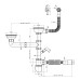 Сифон подвійний для кухонної мийки Agua KS04R-1 3 1/2