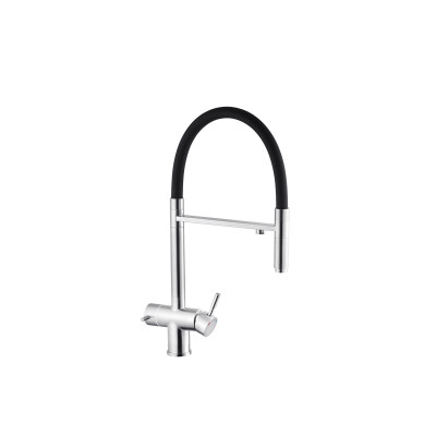 Змішувач для кухні з підключенням до фільтра Kroner KRP Edelstahl Klassisch - ESG03815BLK Змішувач для кухні з підключенням до фільтра Kroner KRP Edelstahl Klassisch - ESG03815BLK