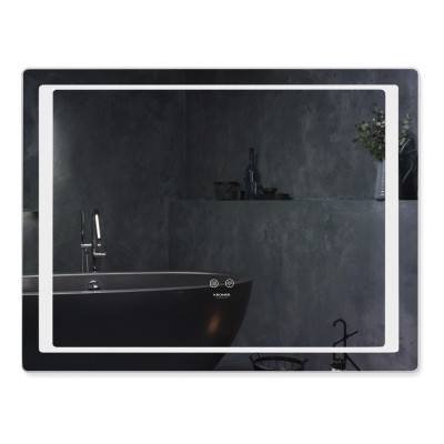 Дзеркало Kroner KRP Spiegel HR2 - 9070 з LED-підсвічуванням та антизапотіванням Дзеркало Kroner KRP Spiegel HR2 - 9070 з LED-підсвічуванням та антизапотіванням