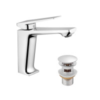 Змішувач для раковини Kroner KRP Ersel - C0111BV з донним клапаном Змішувач для раковини Kroner KRP Ersel - C0111BV з донним клапаном