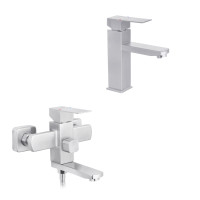 Набор змішувачів Kroner Edelstahl Kubus-ESG010 + змішувач Edelstahl Kubus-ESG060