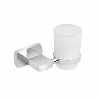 Склянка з тримачем для ванної кімнати Kroner KRP Graz - C95602 Склянка з тримачем для ванної кімнати Kroner KRP Graz - C95602