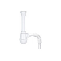 Сифон для раковини KronoPlast 1 1/4''х40 мм з різьбовим випуском SТ18080053 Сифон для раковини KronoPlast 1 1/4''х40 мм з різьбовим випуском SТ18080053