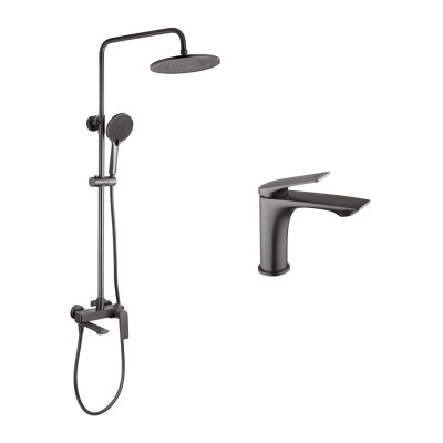 Набор 2 в 1 душова система Kroner Graz-GRP063 + змішувач Graz-GRP010 Набор 2 в 1 душова система Kroner Graz-GRP063 + змішувач Graz-GRP010