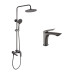 Набор 2 в 1 душова система Kroner Graz-GRP063 + змішувач Graz-GRP010