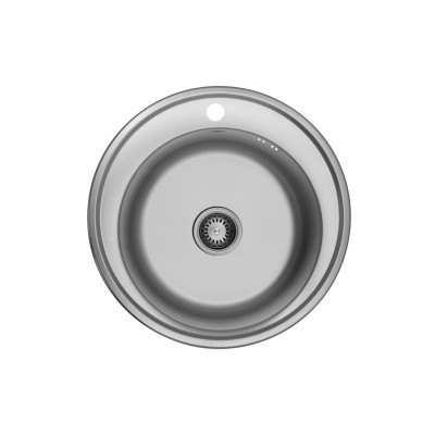 Кухонна мийка Kroner KRP Satin - 510 (0.8 мм) Кухонна мийка Kroner KRP Satin - 510 (0.8 мм)