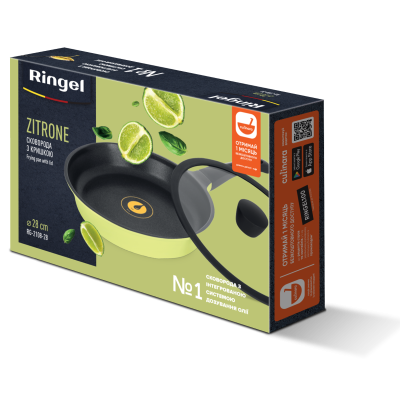 Сковорода RINGEL Zitrone 28 см (6392478) Сковорода RINGEL Zitrone 28 см (6392478)