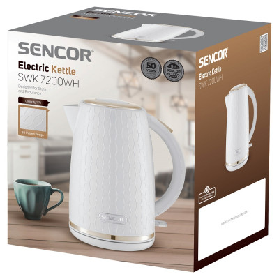 Електрочайник Sencor SWK 7200WH (6924118) Електрочайник Sencor SWK 7200WH (6924118)