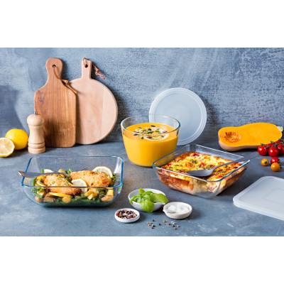 Форма з кришкою Pyrex Daily, 28х22 см (7092348) Форма з кришкою Pyrex Daily, 28х22 см (7092348)